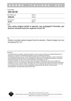 CEI 20-38