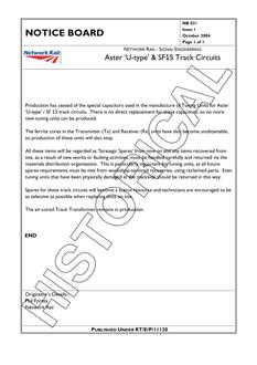NR NB 031 ISSUE 1