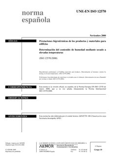 AENOR UNE-EN ISO 12570
