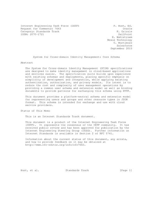 IETF RFC 7643