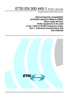 ETSI EN 300 440