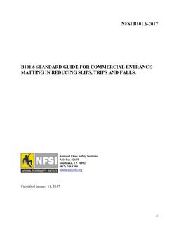 NFSI B101.6-2017