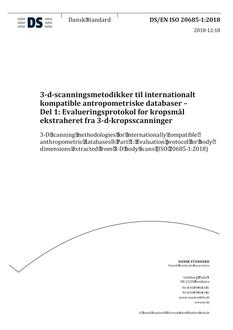 DANSK DS/EN ISO 20685-1