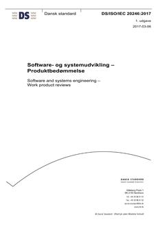 DANSK DS/ISO/IEC 20246
