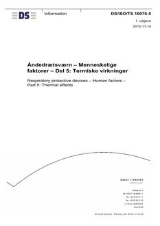 DANSK DS/ISO/TS 16976-5