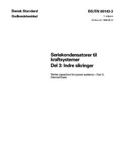 DANSK DS/EN 60143-3