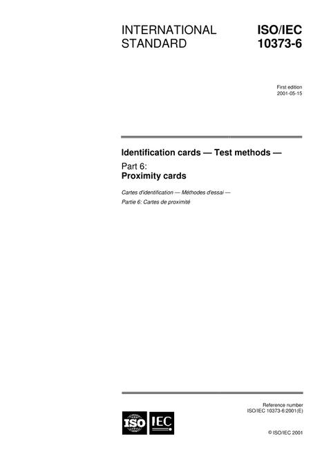 ISO/IEC 10373-6:2001