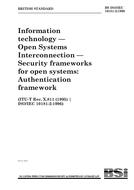 BS ISO/IEC 10181-2:1996