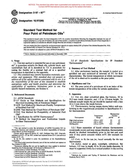 ASTM D97-87e1