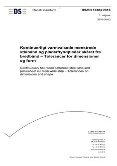 DANSK DS/EN 10363
