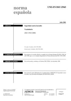 AENOR UNE-EN ISO 13943