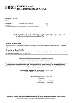 DANSK DSF/EN ISO 15223-1/FPRA11
