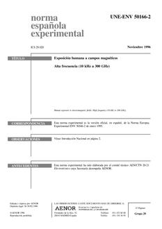 AENOR UNE-ENV 50166-2