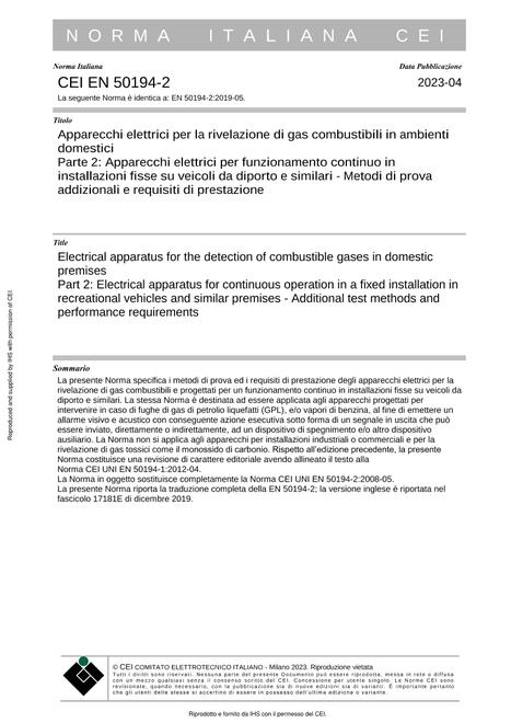 CEI EN 50194-2