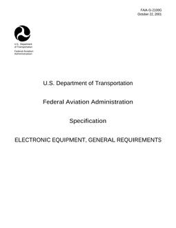 FAA FAA-G-2100 REV G