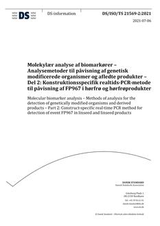 DANSK DS/ISO/TS 21569-2
