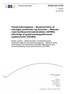 DANSK DS/EN ISO 27108