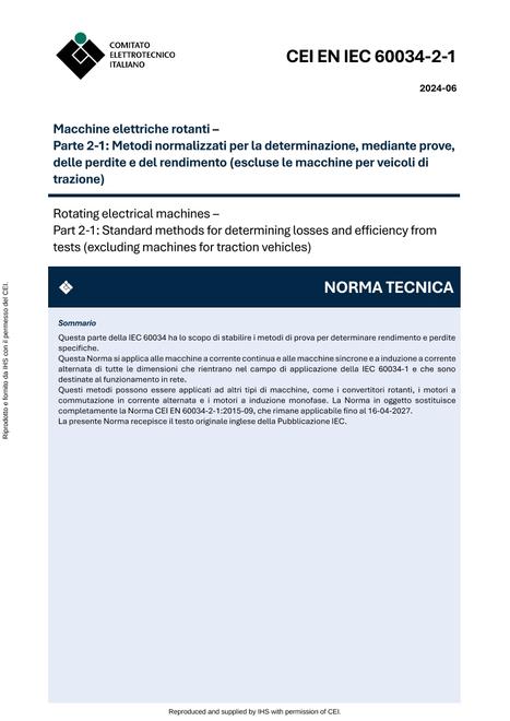 CEI EN IEC 60034-2-1