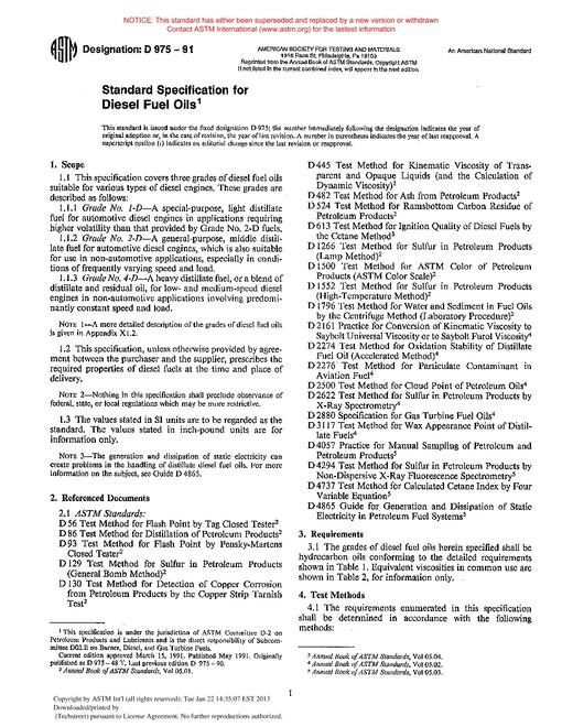 ASTM D975-91