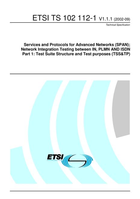 ETSI TS 102 112-1