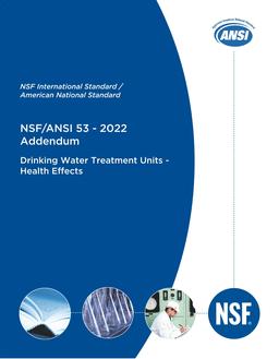 NSF/ANSI 53 - 2022 Addendum