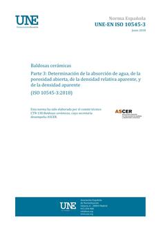 AENOR UNE-EN ISO 10545-3