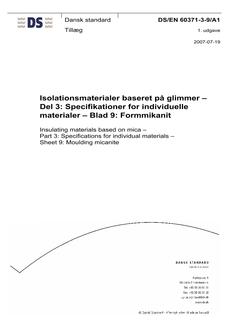DANSK DS/EN 60371-3-9