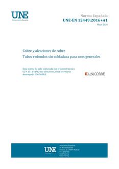 AENOR UNE-EN 12449+A1