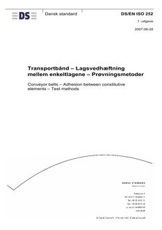 DANSK DS/EN ISO 252