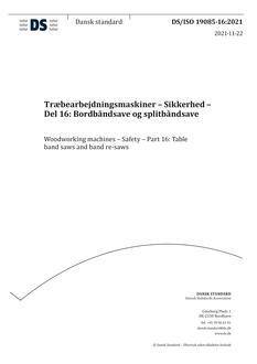 DANSK DS/ISO 19085-16