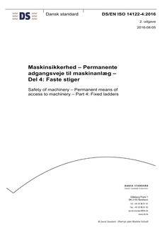 DANSK DS/EN ISO 14122-4