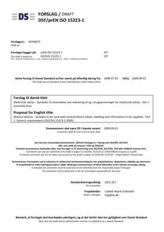 DANSK DSF/PREN ISO 15223-1