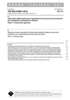CEI EN 61008-1/A12