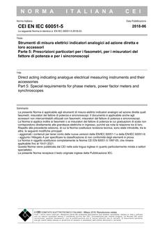 CEI EN IEC 60051-5
