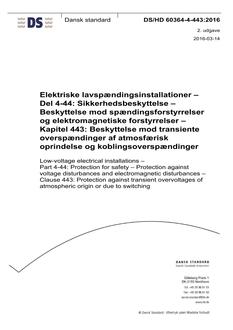 DANSK DS/HD 60364-4-443