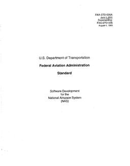 FAA FAA-STD-026 REV A