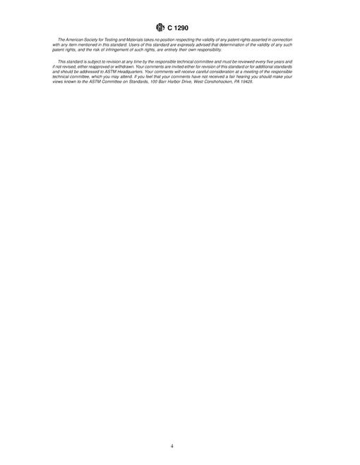 ASTM C1290-95
