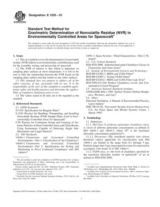 ASTM E1235-01