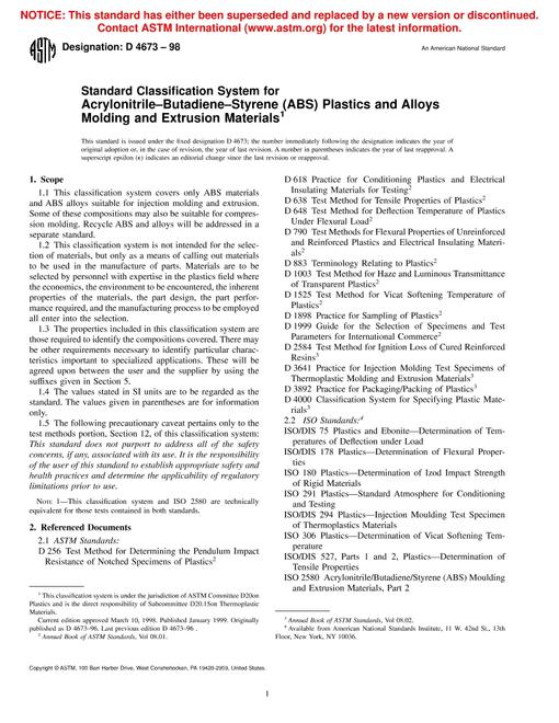 ASTM D4673-98