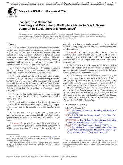 ASTM D6831-11(2018)