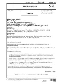 DIN EN ISO 22718/A1 - DRAFT