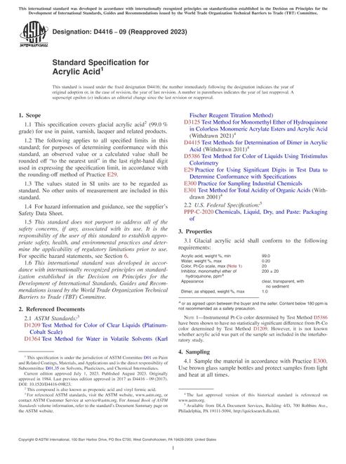 ASTM D4416-09(2023)