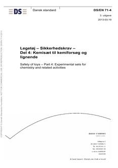 DANSK DS/EN 71-4