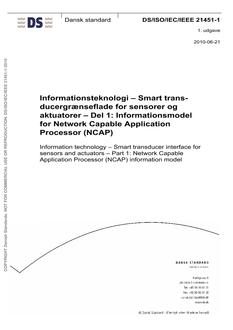DANSK DS/ISO/IEC/IEEE 21451-1