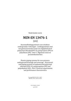 NEN NEN-EN 13476-1