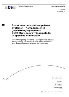 DANSK DS/EN 12094-9