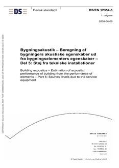 DANSK DS/EN 12354-5