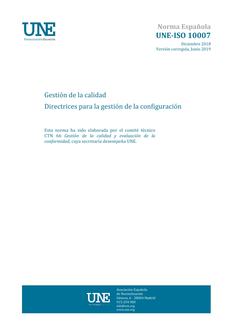 AENOR UNE-ISO 10007