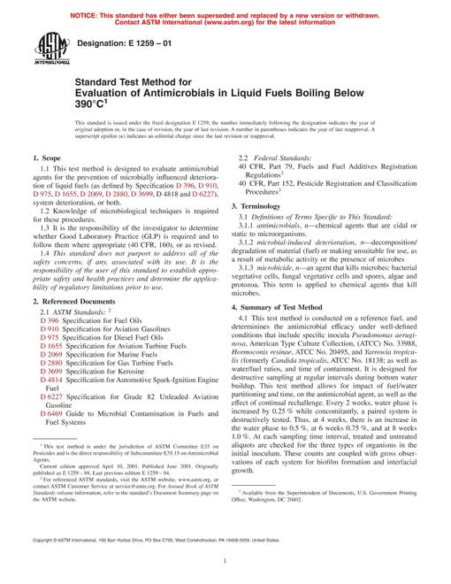 ASTM E1259-01