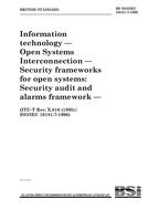 BS ISO/IEC 10181-7:1996